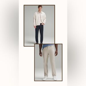 Lululemon Men’s ABC 5 Pocket Pant | 31W & 30L | Color: Tan & Navy